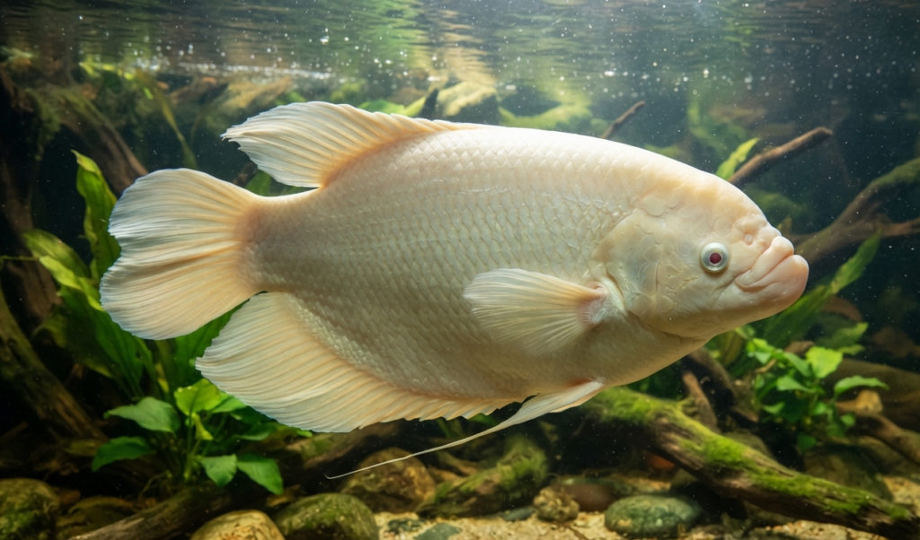 albino giant goura